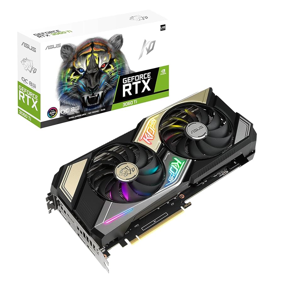 ASUS NVIDIA GeForce RTX 3060 Ti OC モデル ASUS TUF Gaming GeForce RTX 3060 Ti OC Edition 8GB GDDR6X